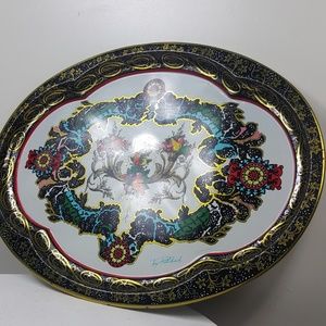 Vintage Wall Art Daher Metal Picture Serving Tray Poshmark